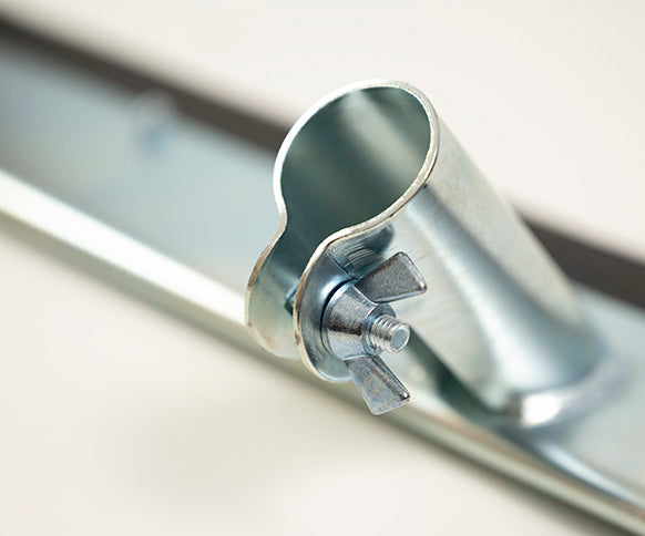 565mm Heavy Duty Galvanised Squeegee - Supplied with Handle