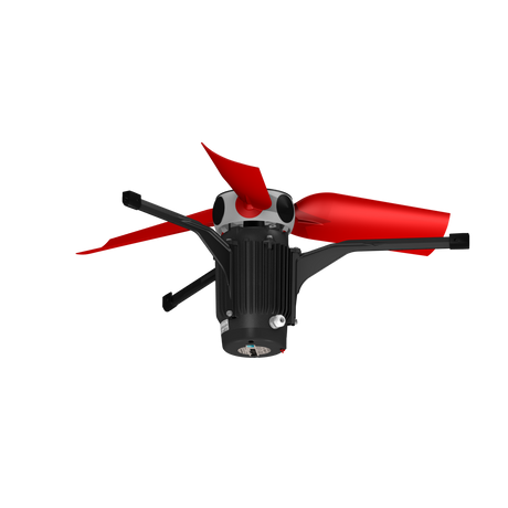 a Vostermans multifan 820mm chimney fan with three blades, designed for vertical or horizontal mounting in a chimney.