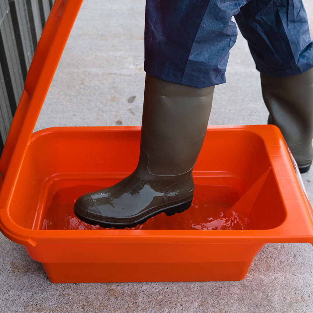 foot dip bucket with lid