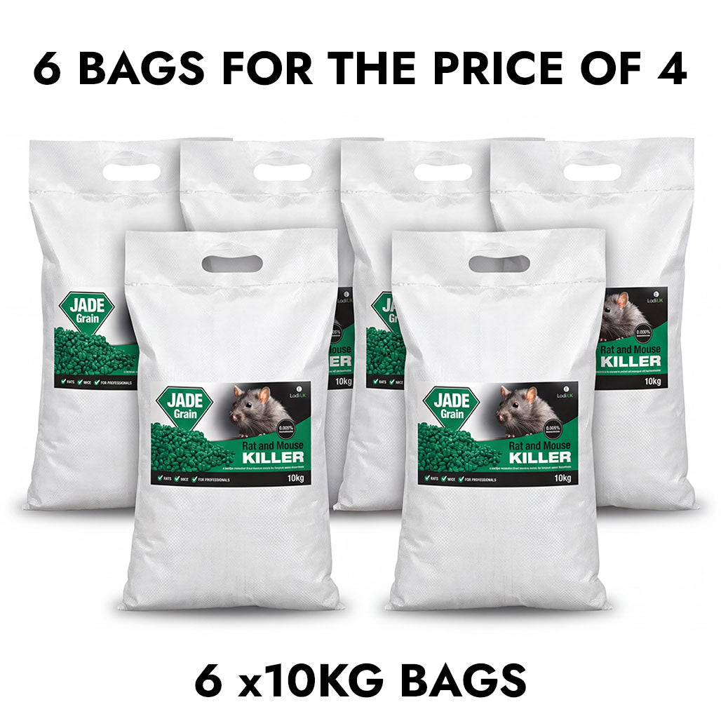 Jade Grain 60kg Bulk Pack: 6 x 10kg Bags for the Price of 4