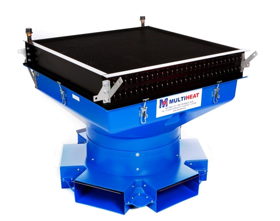 Multiheat 60/95 | 1 phase Vertical Heater with 6 way air distribution for poultry sheds