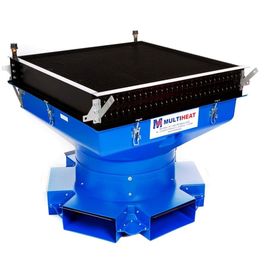 Multiheat 50/75 | 1 phase Vertical Heater with 6 way air distribution for poultry sheds