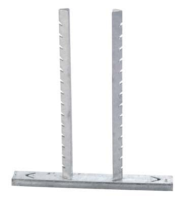 Galvanised single line leg for Big Dutcham and VDL Chain feed systems