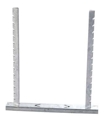 Galvanised 3 line leg and corner leg for VDL and Big Dutchman chain feed system