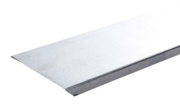 A metal track cover for poultry feeding systems