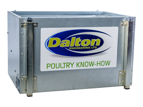 Single track mini hopper for a chain feeding system