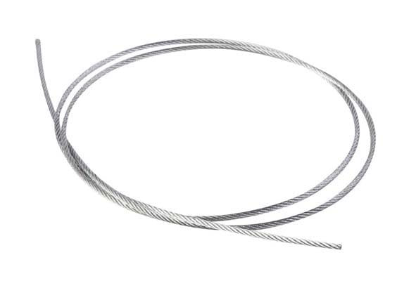3mm diameter galvanised rope 7x7 on a 1000m reel