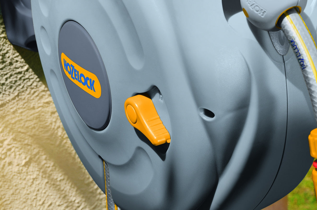 Child lock on hozelock auto reel