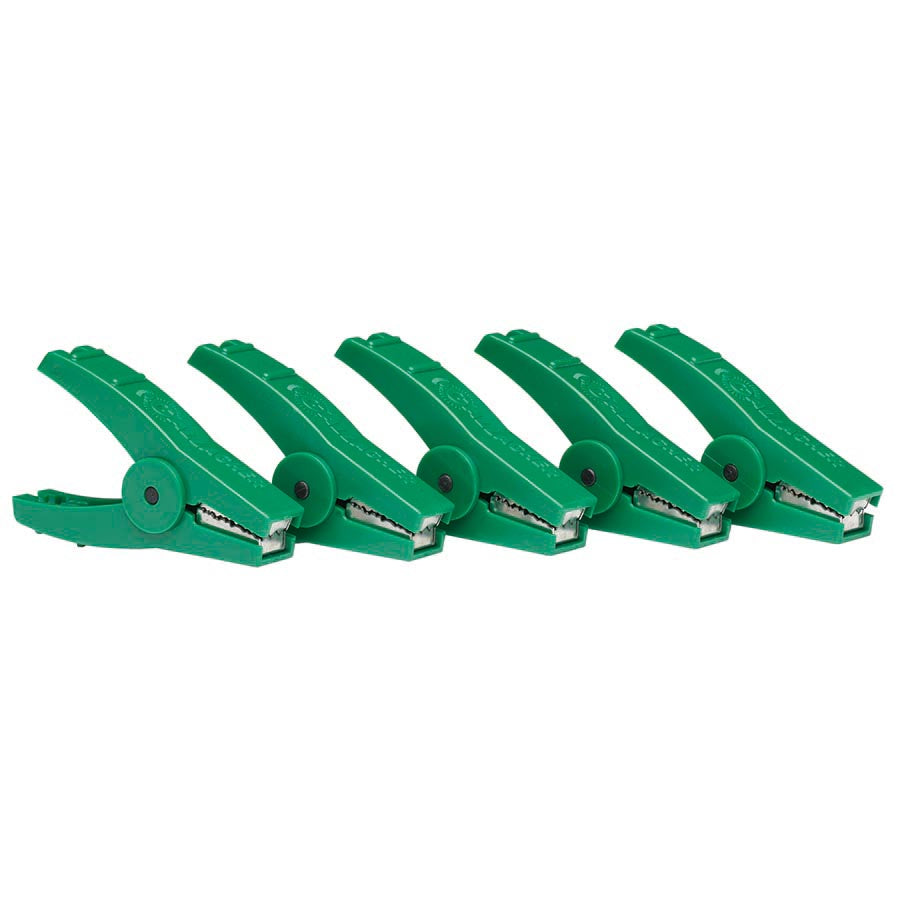 gallagher Green crocodile clamps