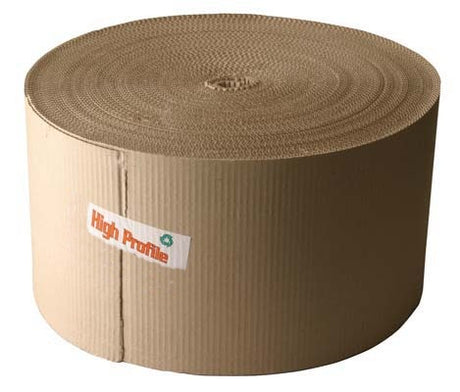 Corrugated cardboard roll 300mm deep and 75m long