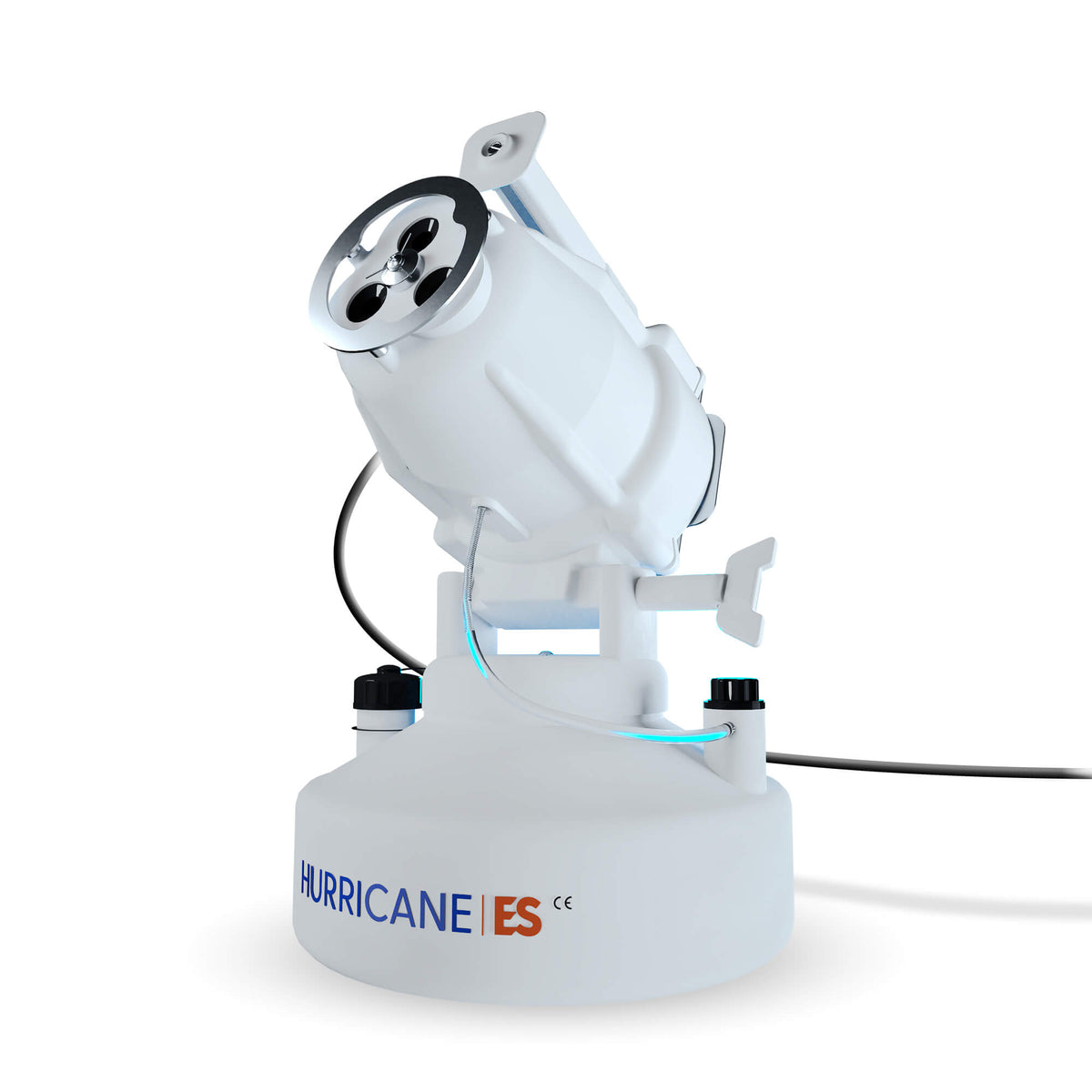 The Hurricane ES from Curtis Dyna-Fog uses electrostatic technology to give each droplet a small positive electrostatic charge