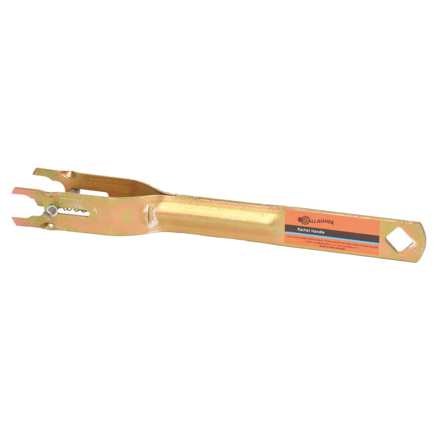 A metal wire tensioner handle for gallagher fencing