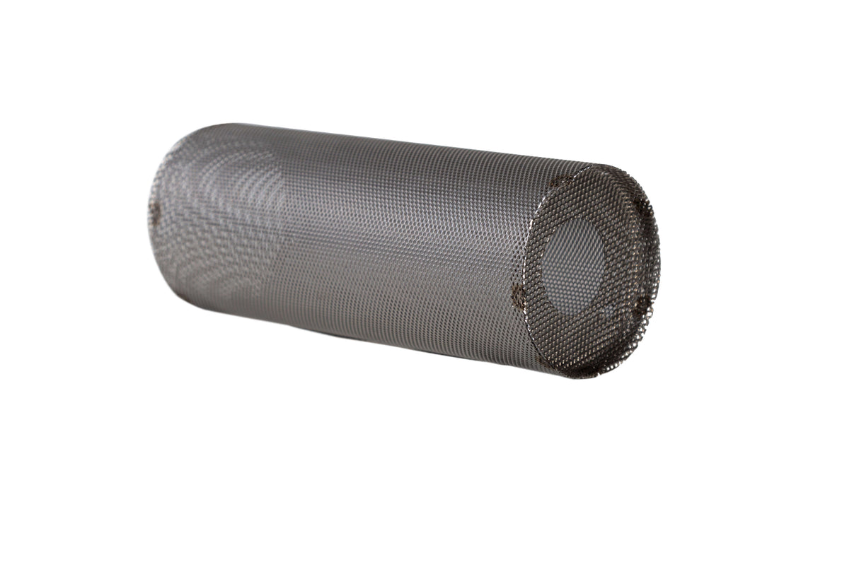 A round metallic burner made of steel, with a mesh-like texture, designed for Gasolec M5 Series Heaters.