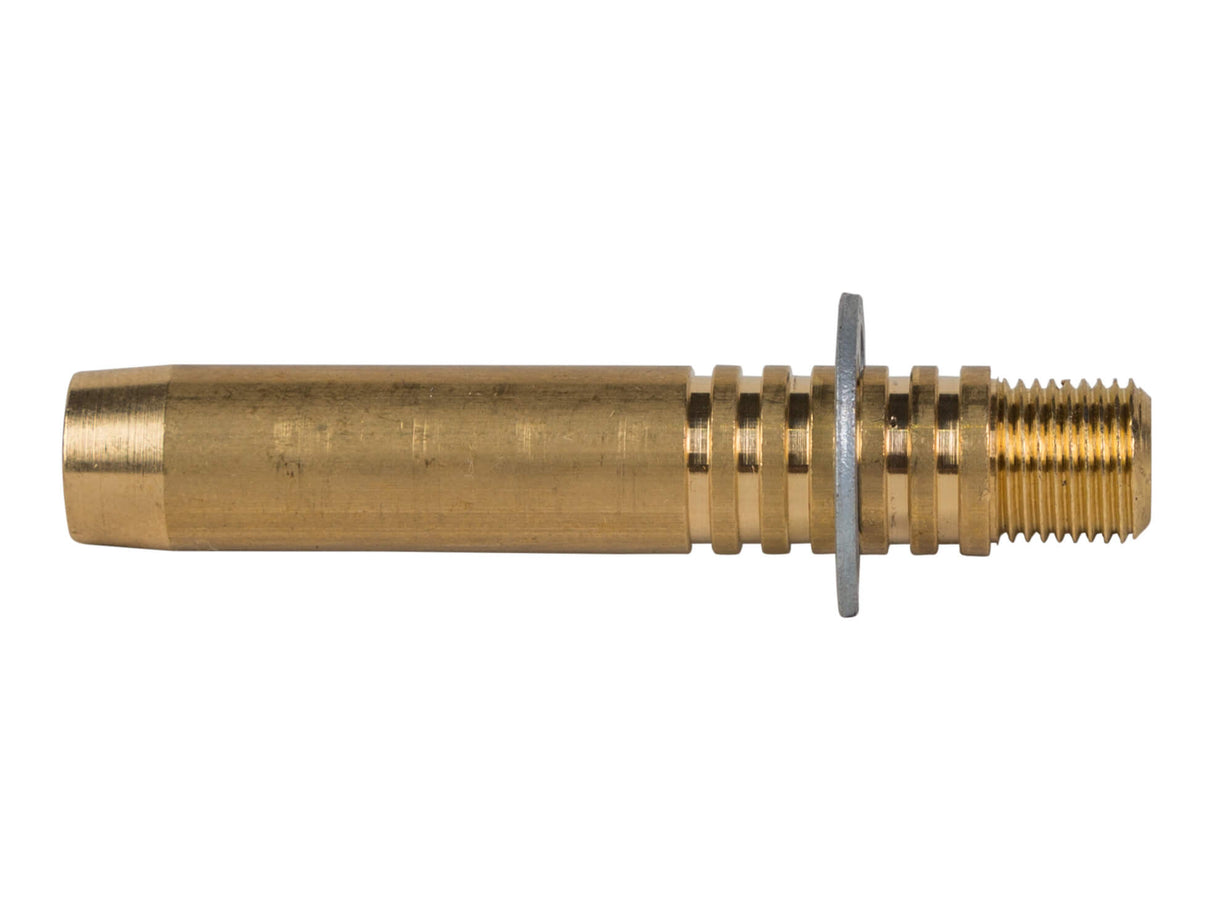 A gold-colored brass jet holder designed for Gasolec S4 50-150 Propane Heaters.