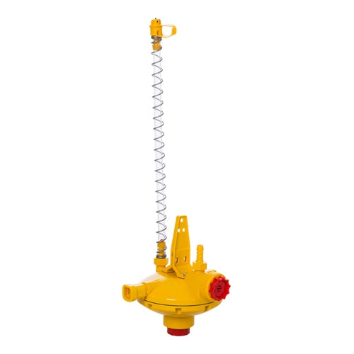 Lubing flushing regulator for E-Flush system