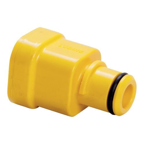 Connector with square fitting one end for 28mm drinker pipe