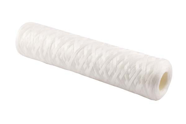 A white, woven element filter for a Sufil 322 water filter.