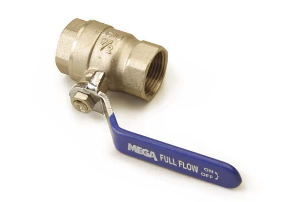 1" x 1" Brass Ball Valve, Female thread x Female thread