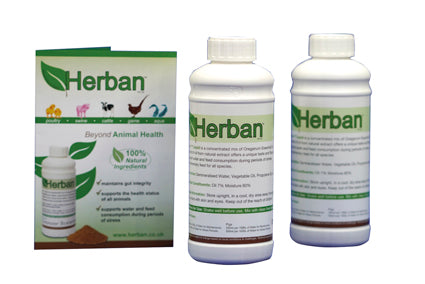 Herban Liquid Gut Health For Poultry And Game Birds | 1lt