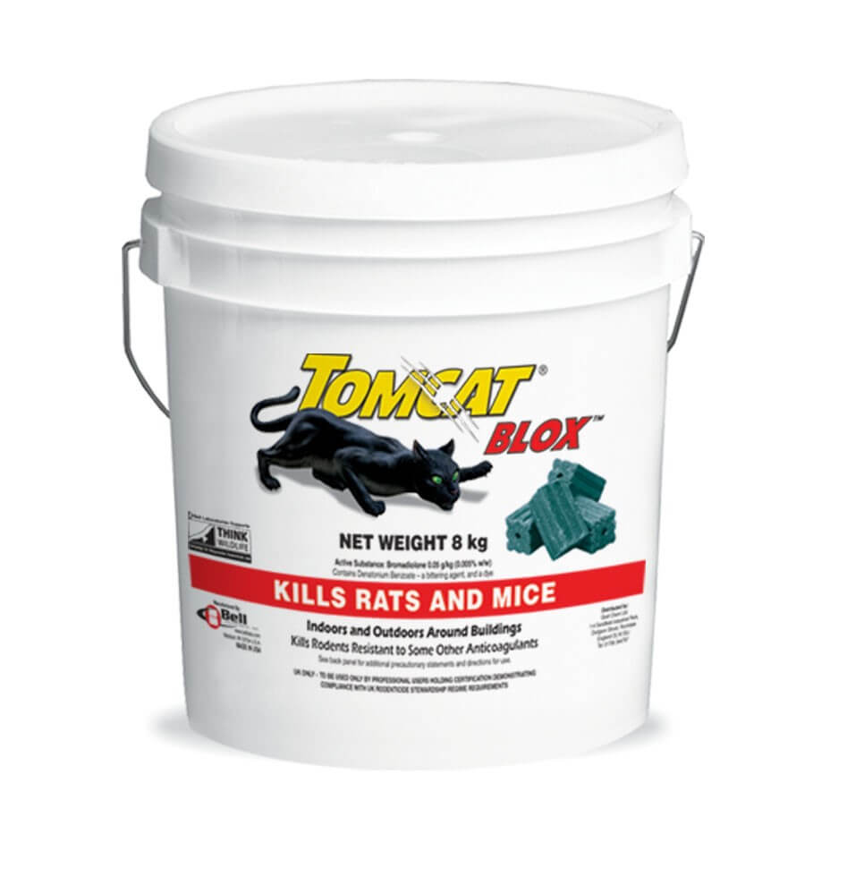 TOMCAT BLOX Extruded Rat Bait with Bromadiolone