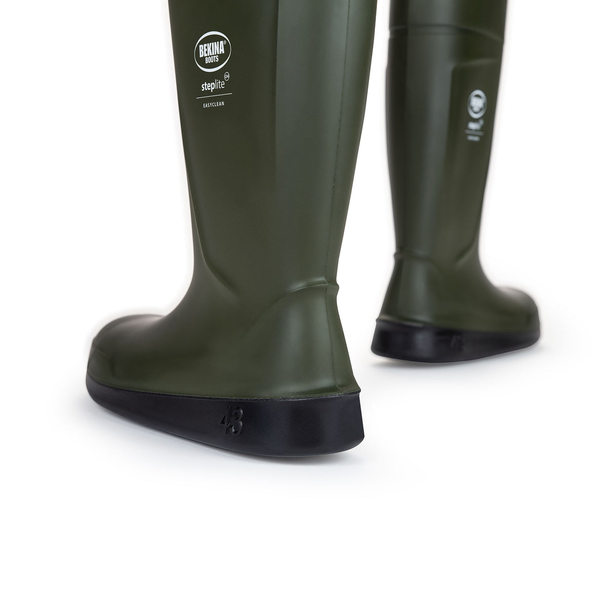 Flat soled Bekina wellingtons