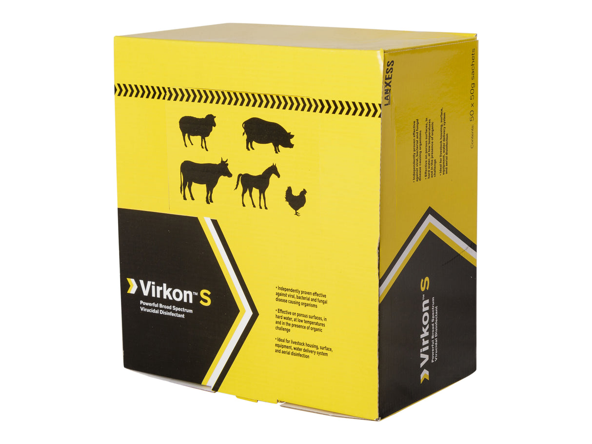Virkon S powder sachets