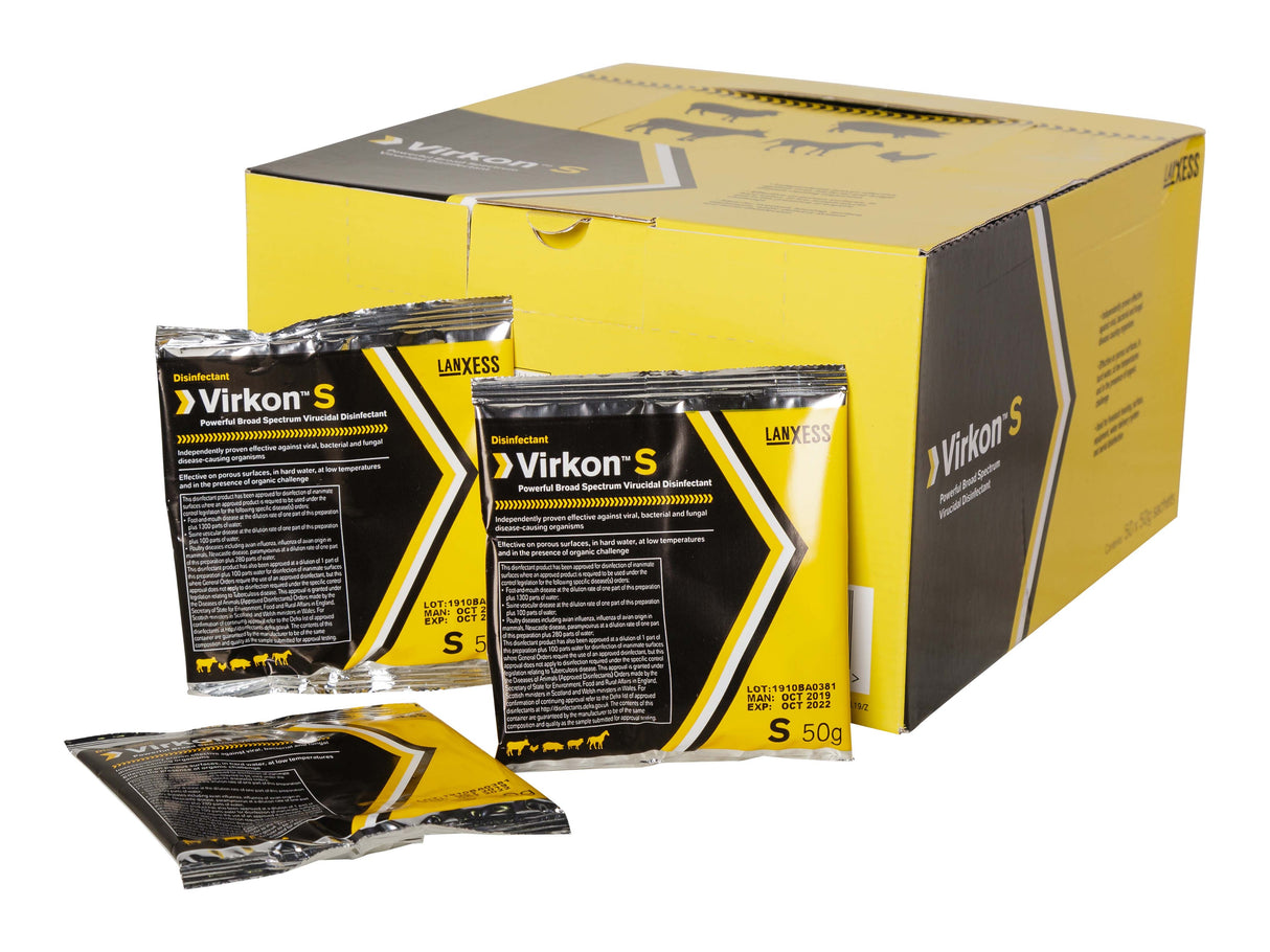 Virkon S 50g Sachets