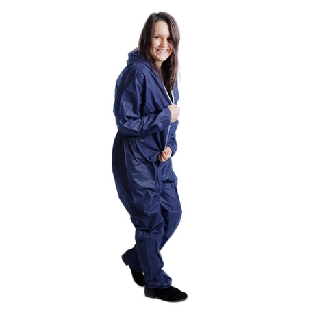 Blue Disposable coverall