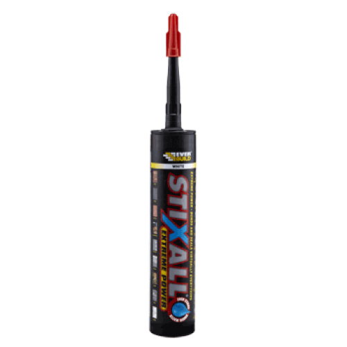 STIXALL Extreme Power is the ultimate combined building adhesive and sealant - White