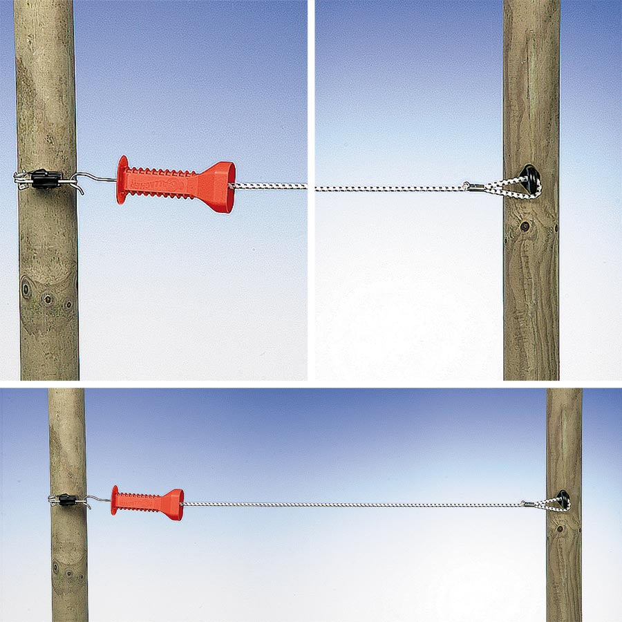 Gallagher White Elastic Rope Gate Set | ST |