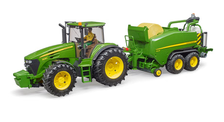 John Deere C441R Wrapping Round Baler - Farm Toy