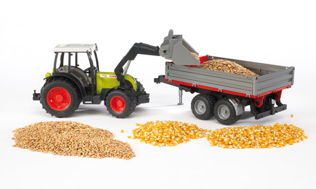 Claas Nectis 267 F with Tipping trailer - Farm Toy