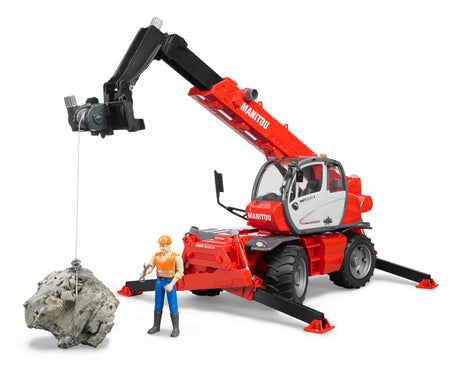 Manitou Telescopic Forklift MRT 2150 with accessories - Farm Toy