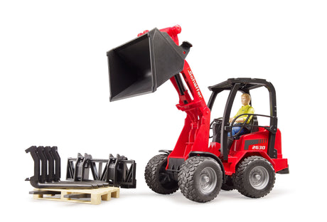Schäffer Compact loader 2630 with figure and accessories - Farm Toy