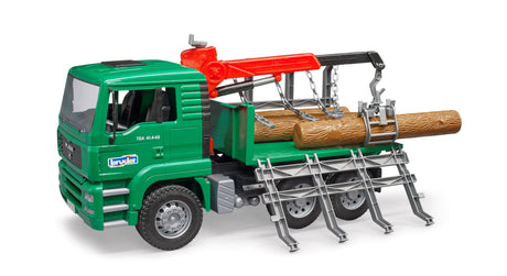 MAN Timber truck with loading crane - Farm Toy