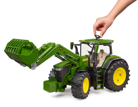 John Deere 7R 350 with frontloader - Farm Toy