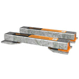 A set of two gray, Gallagher wireless load bars, designed for use with livestock platforms.
