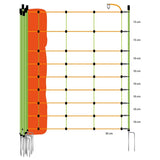 Gallagher Electric Fence Sheep Combo Net with Double Pin Posts | 90cm High x 50m Long