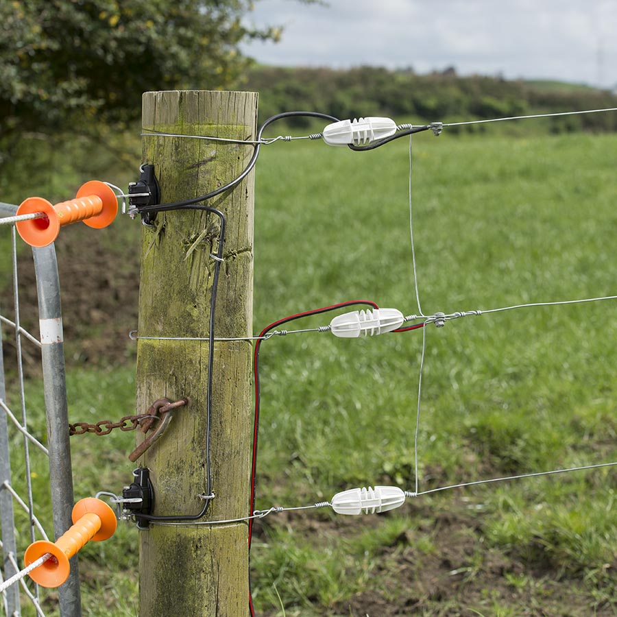 Gallagher Corner insulator Extra High Voltage, (white, pack of 100)