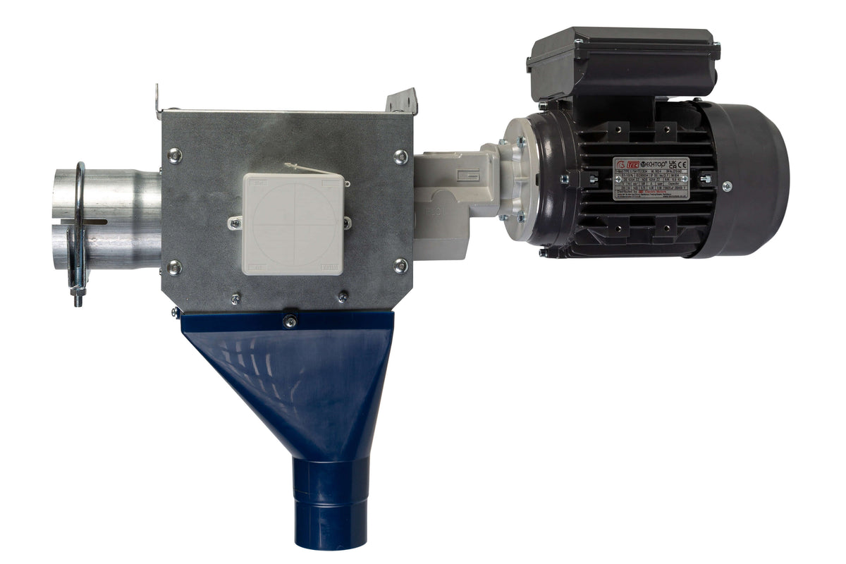 75mm Auger Power Head complete with three phase 0.75kW Motor