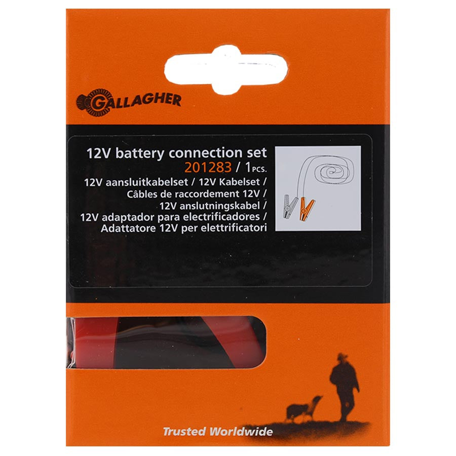 12V Connecting cable set Suitable for Gallagher B100/B200/B300/B40/B50/BX50/S220/S230