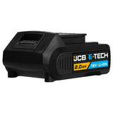 JCB 18V RECIPROCATING SAW WITH 2.0AH LITHIUM-ION BATTERY AND 2.4A CHARGER | 21-18RS-2X