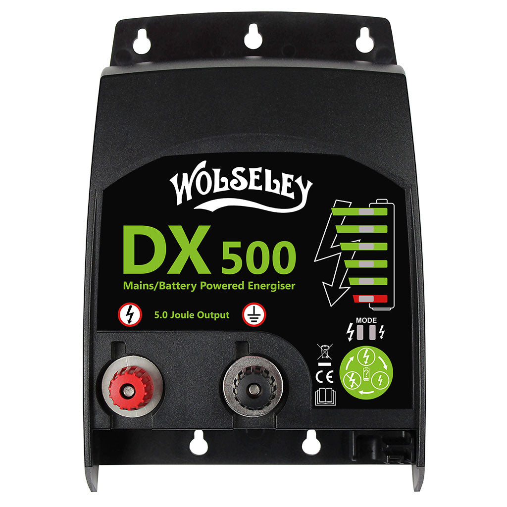 Wolseley DX500 5J Energiser | Battery or Mains Powered