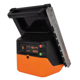Gallagher S200 solar electric fence energiser incl. two 12 volt batteries