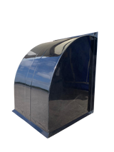 A 910mm wide fibreglass fan cowl fo rthe outside of poultry houses