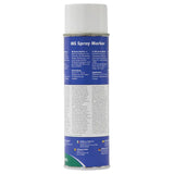 Blue stock marker spray