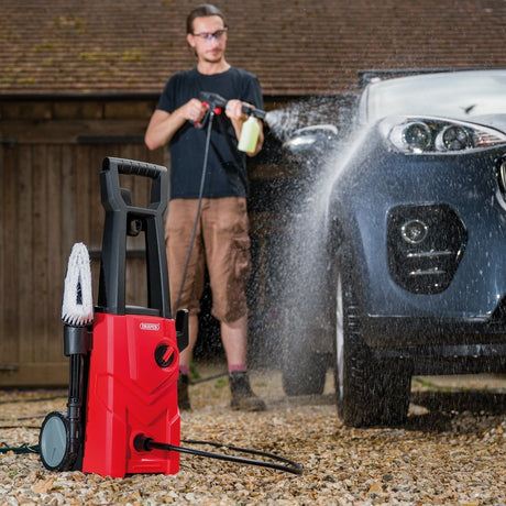 Draper 135bar Pressure Washer, 1.6kW