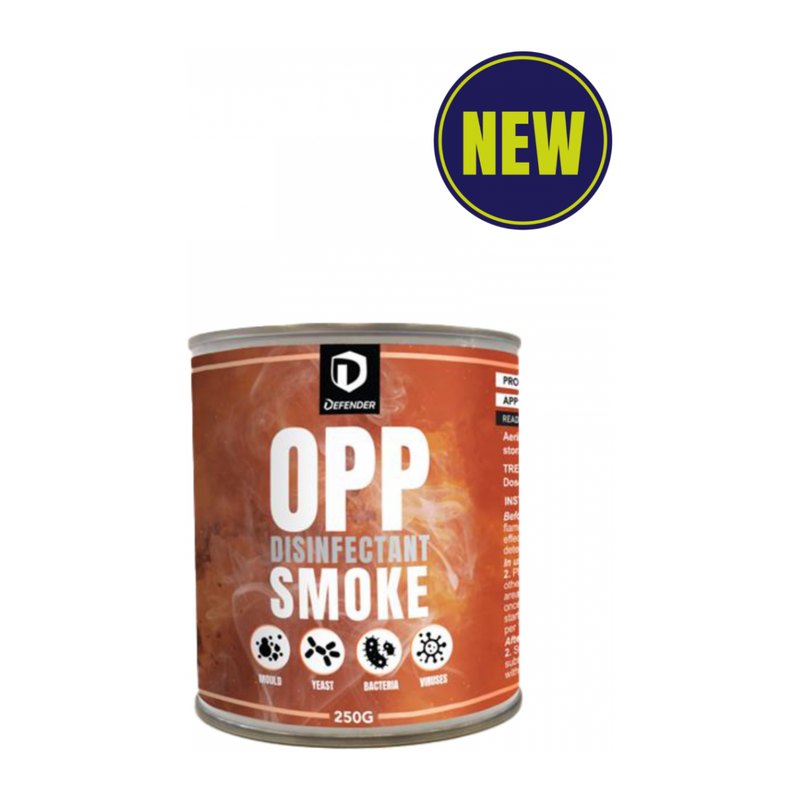 Defender OPP 250g | Bacterial, fungicidal and virucidal disinfectant smoke.