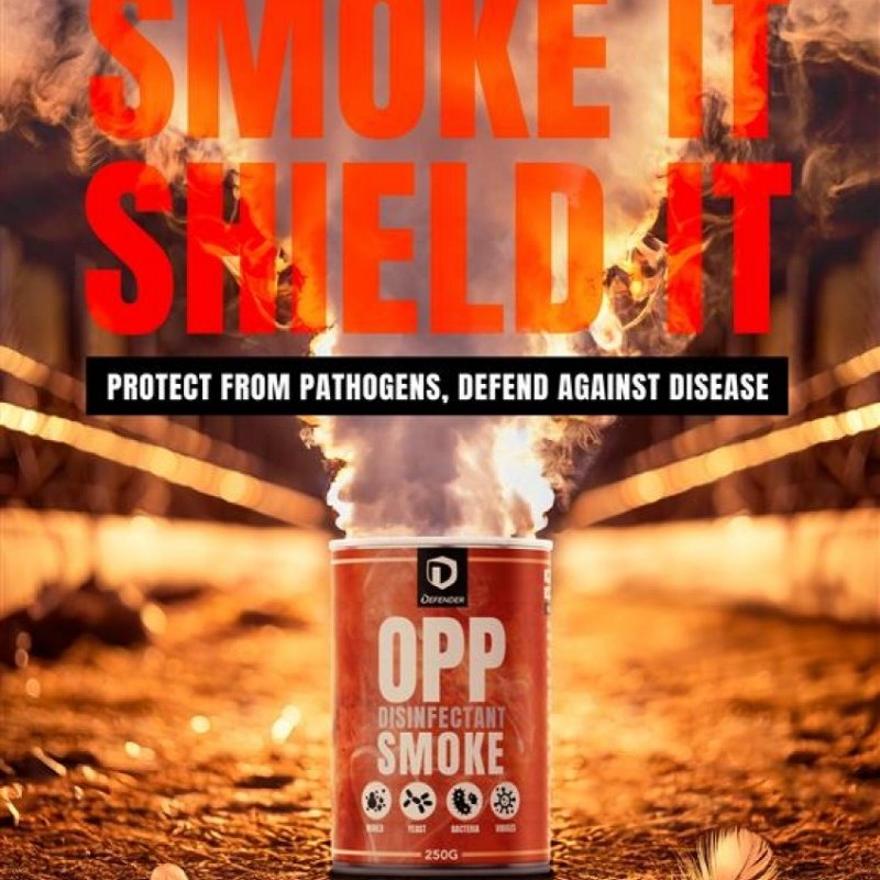 Defender OPP 250g | Bacterial, fungicidal and virucidal disinfectant smoke.