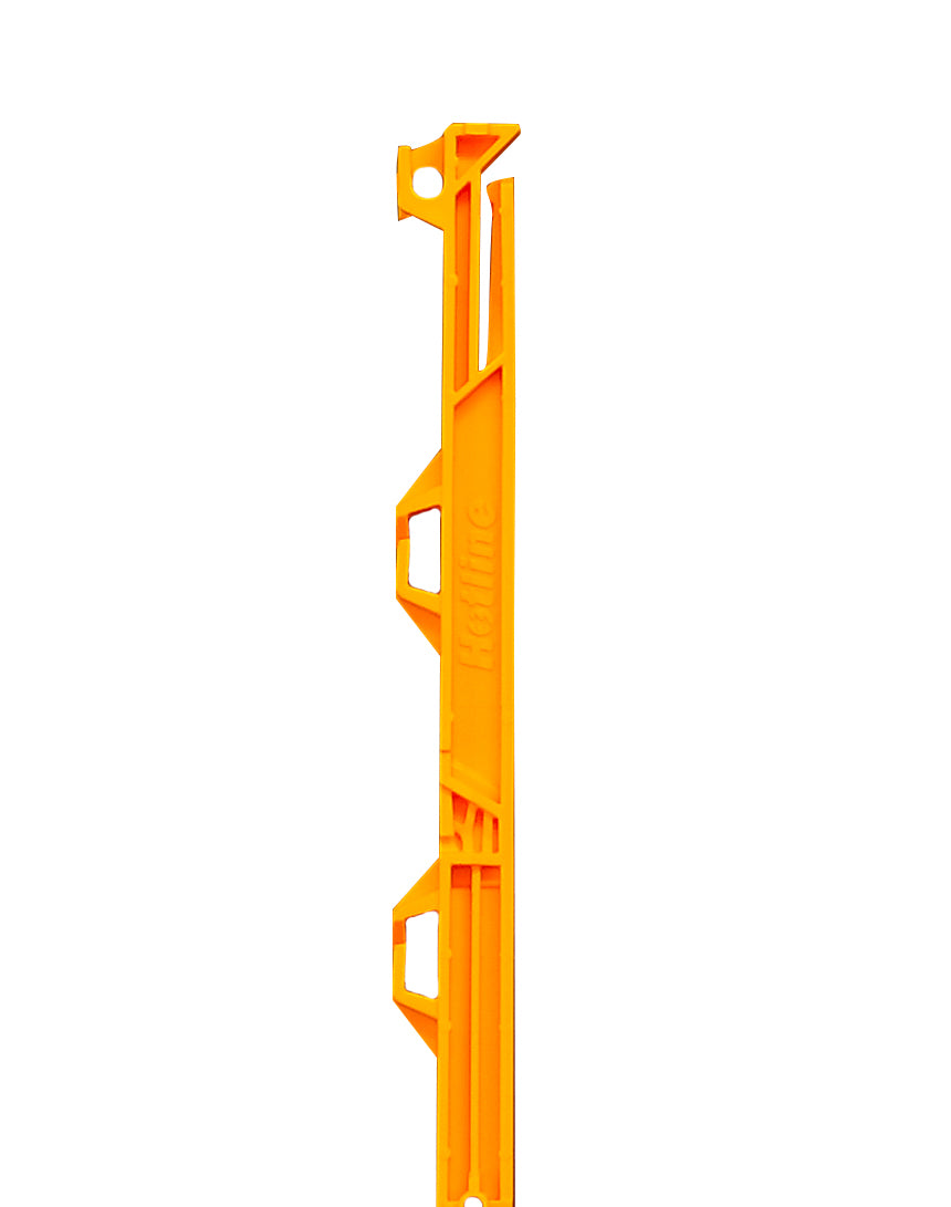 Hotline Multiwire Electric Fence Post | 108cm | Pack of 10 | Orange